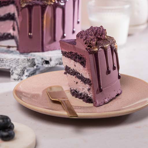 Purple Iris Velvette Cake