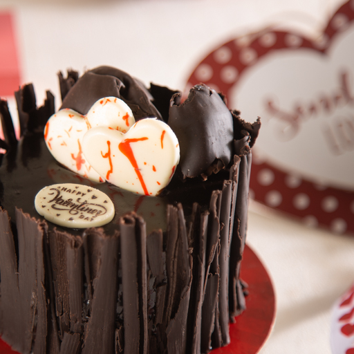 Valentine Death By Chocolate Eggless Cake 350gms