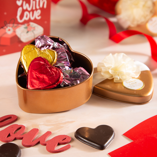 Valentine Chocolate Tin 50gms