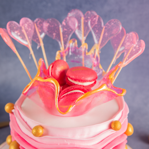 Peach Rose Designer Cake