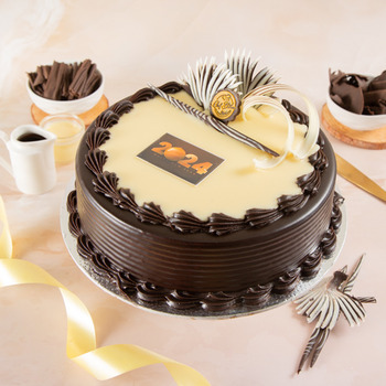 Twin Delight New Year Cake