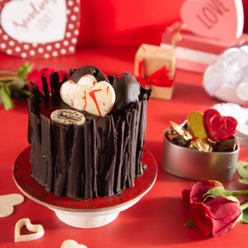 Valentine Death By Chocolate Eggless Cake 350gms