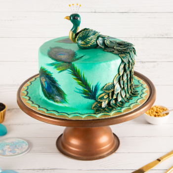 Peacock Designer Cake