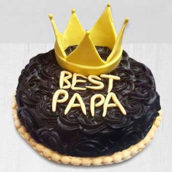 Chocolaty Crown Cake For Father