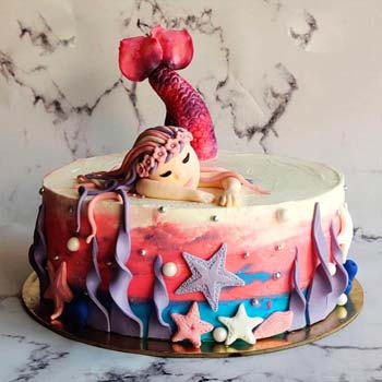 Mermaid Cake Crave By Leena