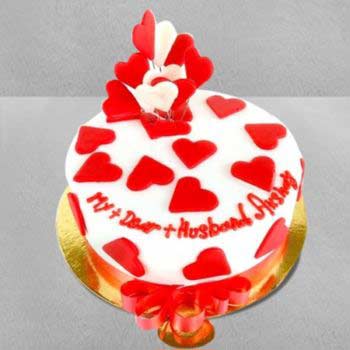 Romantic Cake For Husband