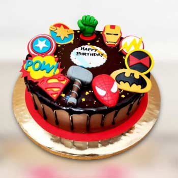 Super Hero Avengers Cake