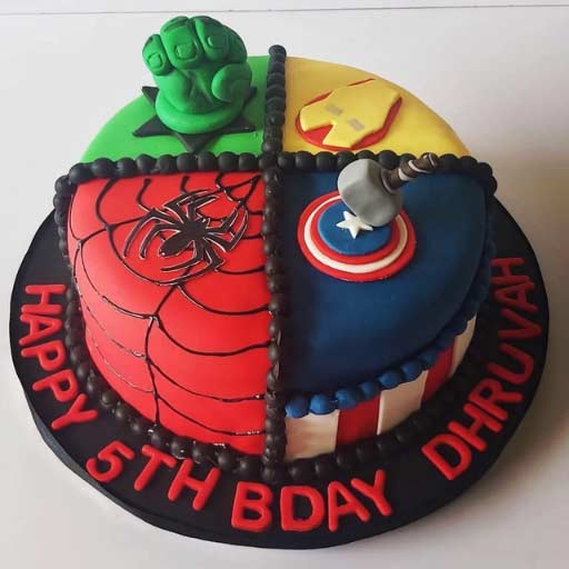 Superman Logo Birthday Cake  Tanner  Gates