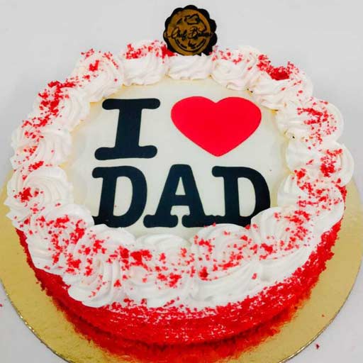 Fathers Day Redvelvet Cake