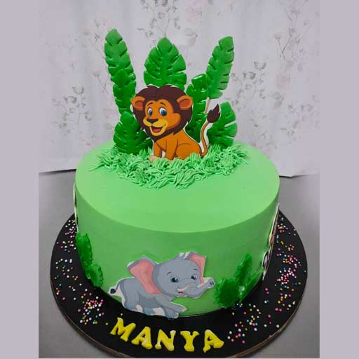 Buy One Tier Lion King Birthday Cake Online | Chef Bakers