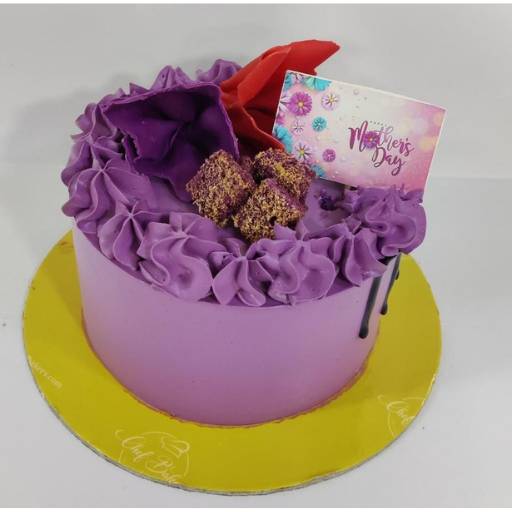 Purple Velvet Mothers Day Cake