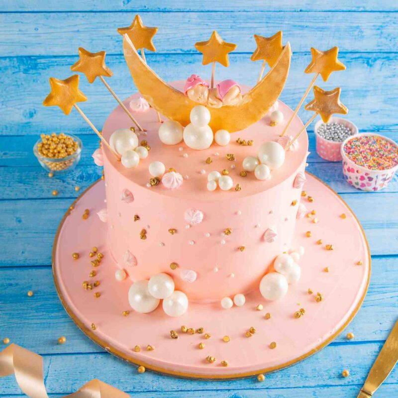 Baby on the Moon Cake - Image 2