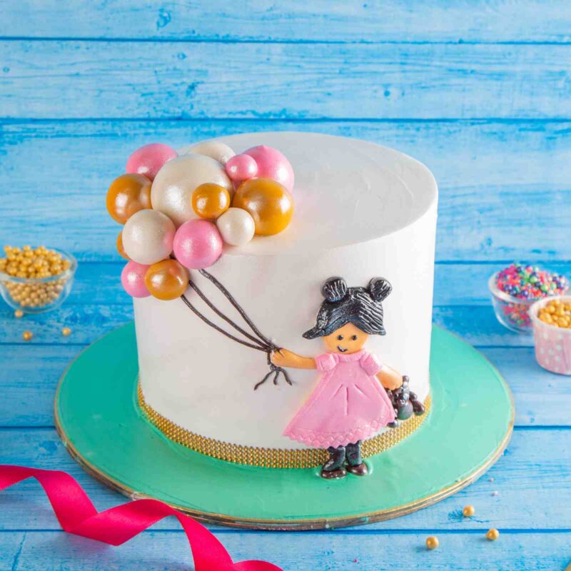 Baby Baloon Theme Cake - Image 2