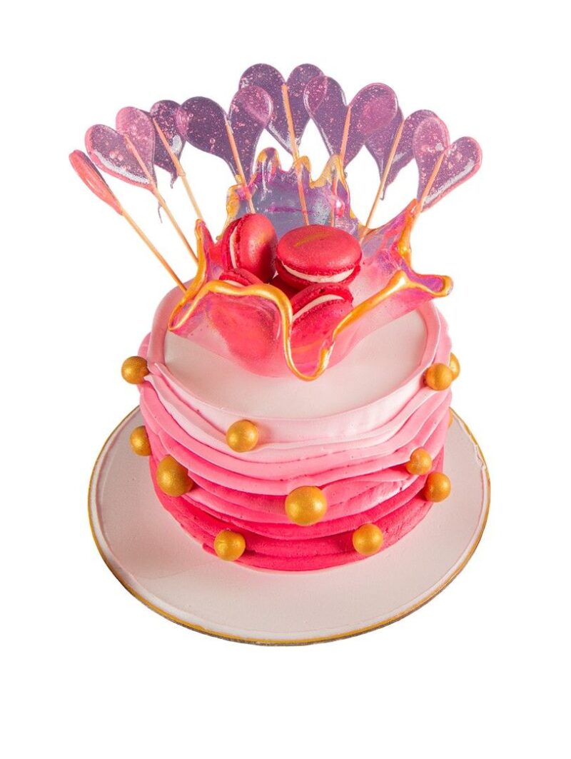 Peach Rose Designer Cake