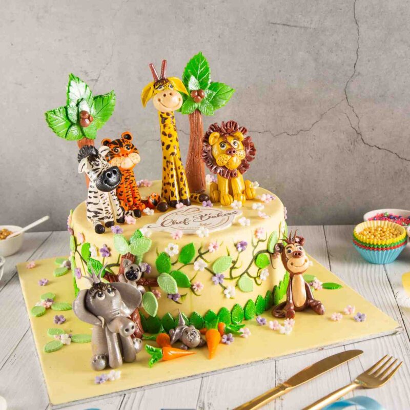 Jungle Theme Cake - Image 2