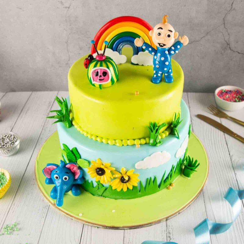 Cocomelon Theme Cake - Image 2